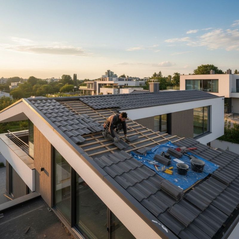 Clay Roof Leak Repair detail